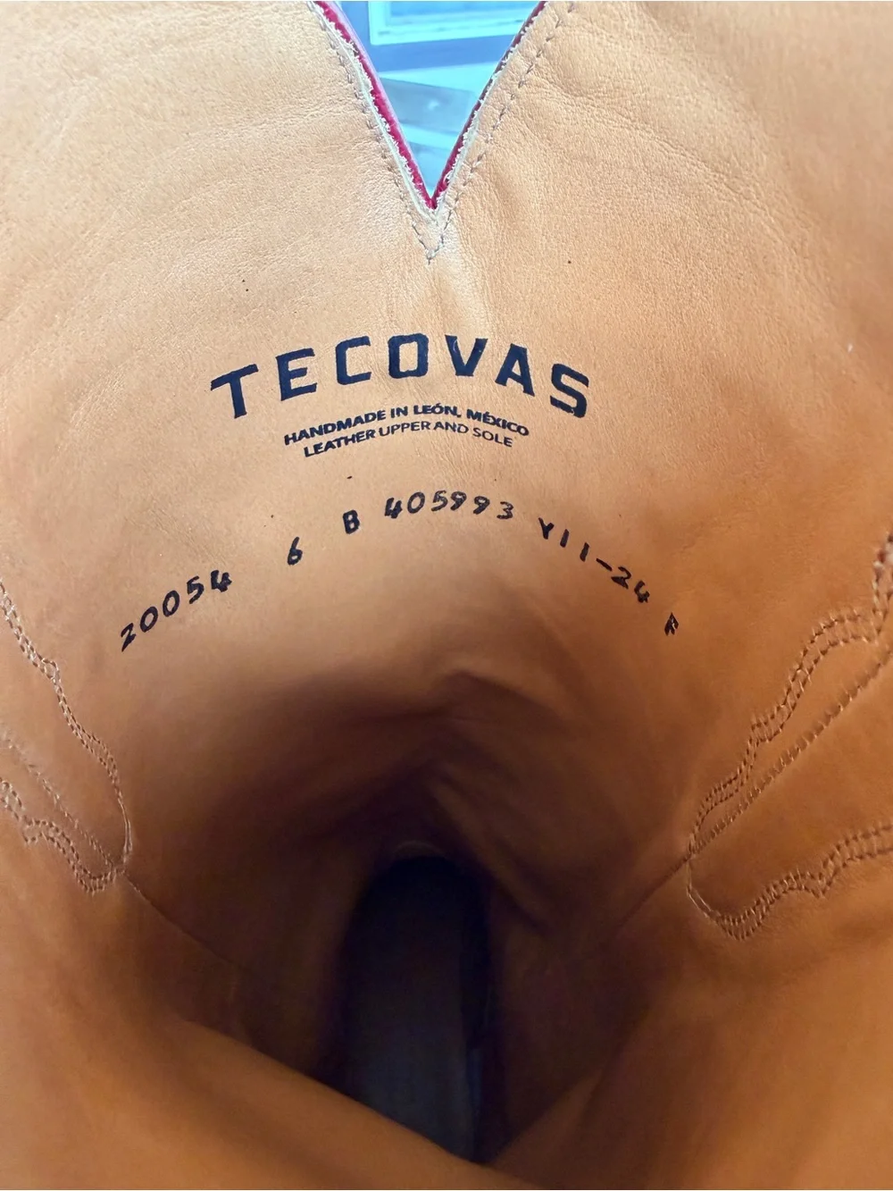 BRAND NEW CONDITION - Tecovas Red Cowboy Boots
